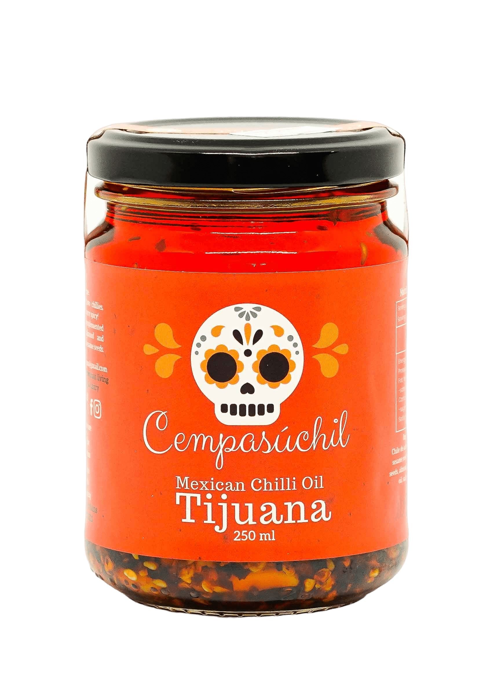 Cempasuchil Tijuana Salsa Macha - Chillie Oil 250ml Sauces Cempasuchil 