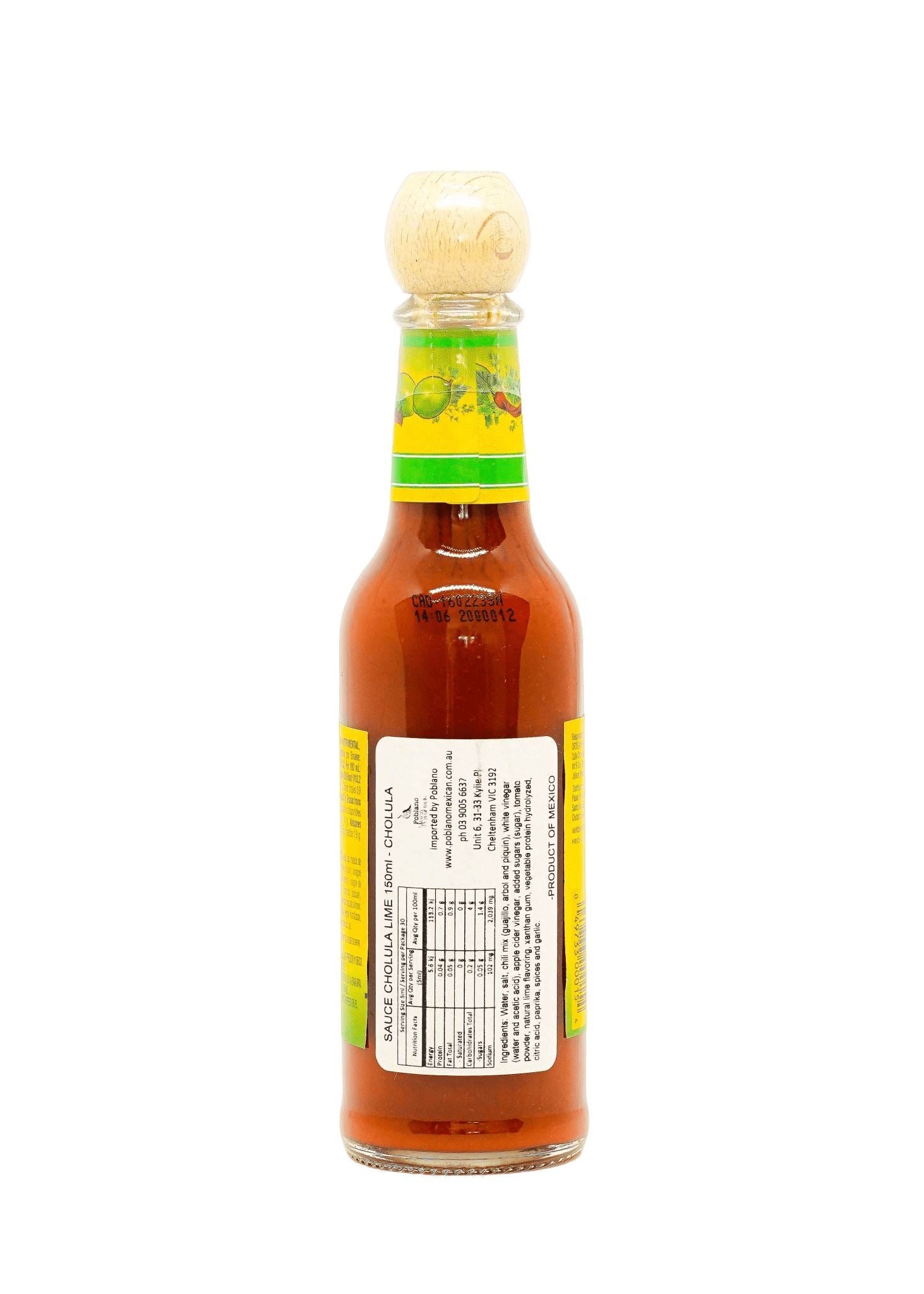 Cholula Chillie Lime (Limon) Hot Sauce 150ml Sauces Casa Cuervo 