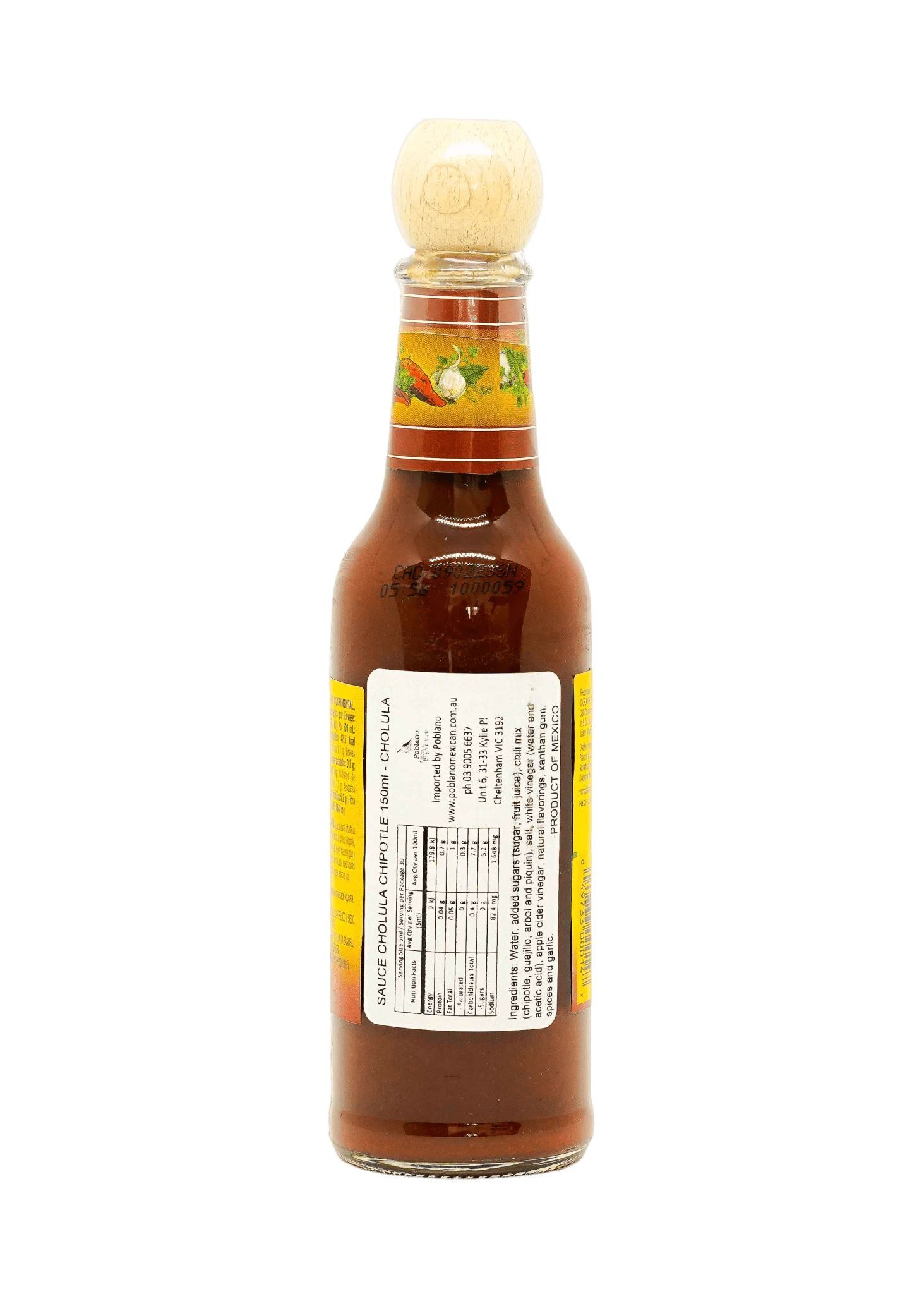 Cholula Chipotle Hot Sauce 150ml Sauces Casa Cuervo 