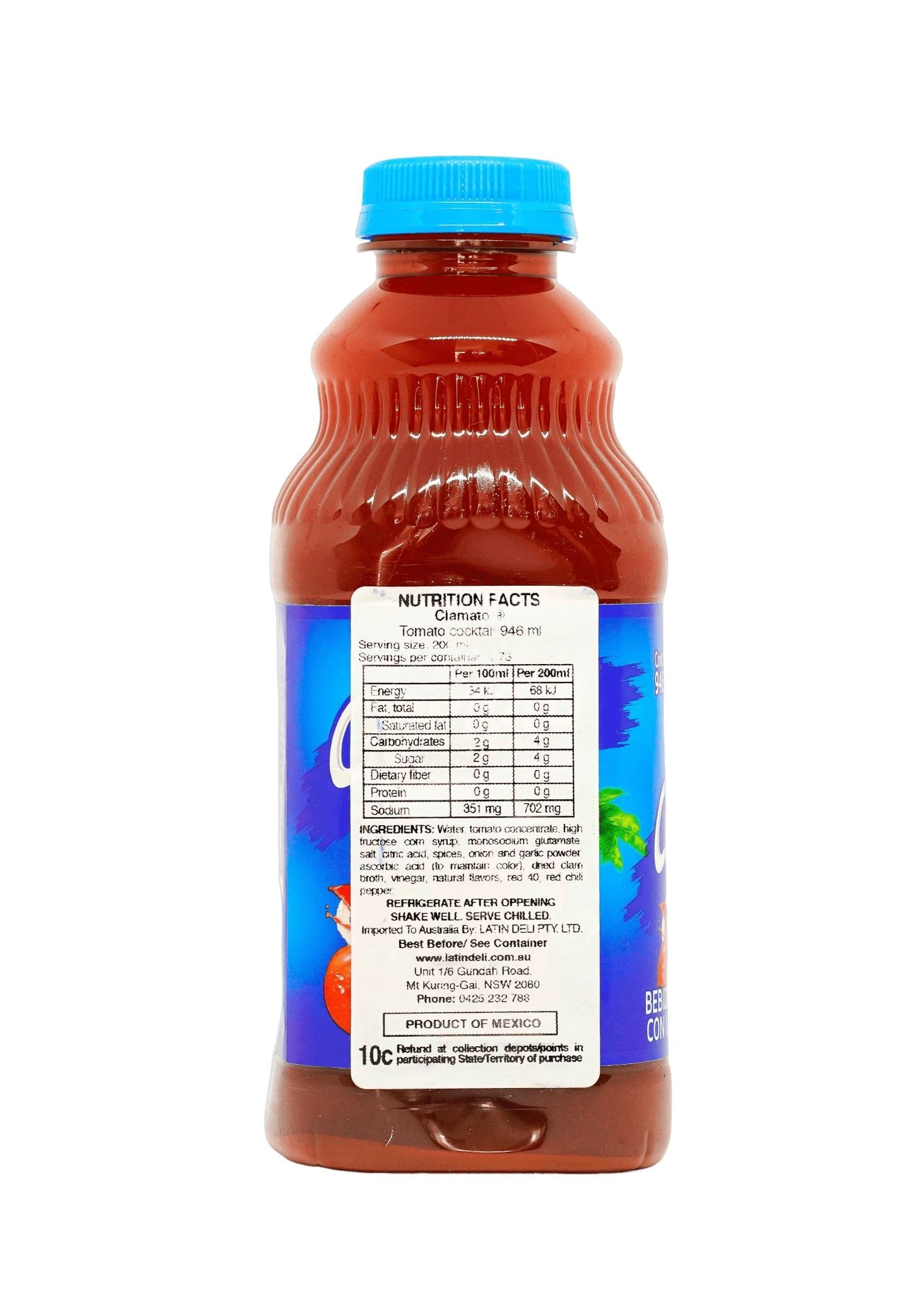 Clamato Tomato Juice 946ml Beverages Motts 