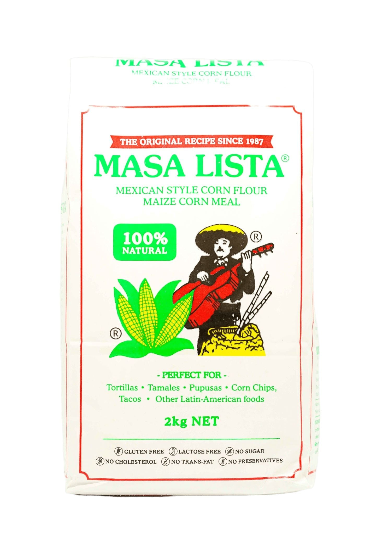 Corn Flour - Masa Lista 2kg Flours Latin Deli 