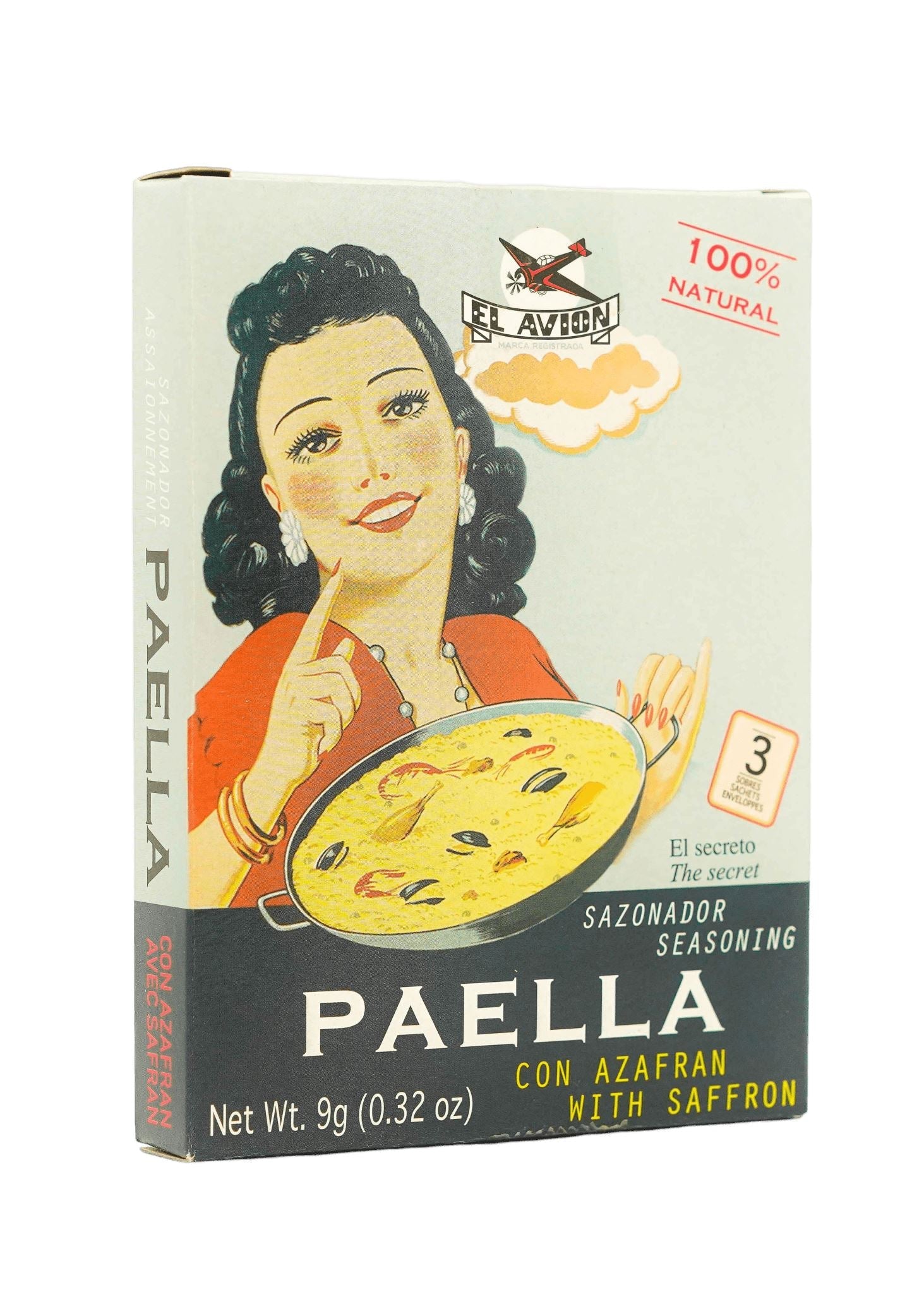 El Avion Paella Seasoning 9g Seasoning El Avion 
