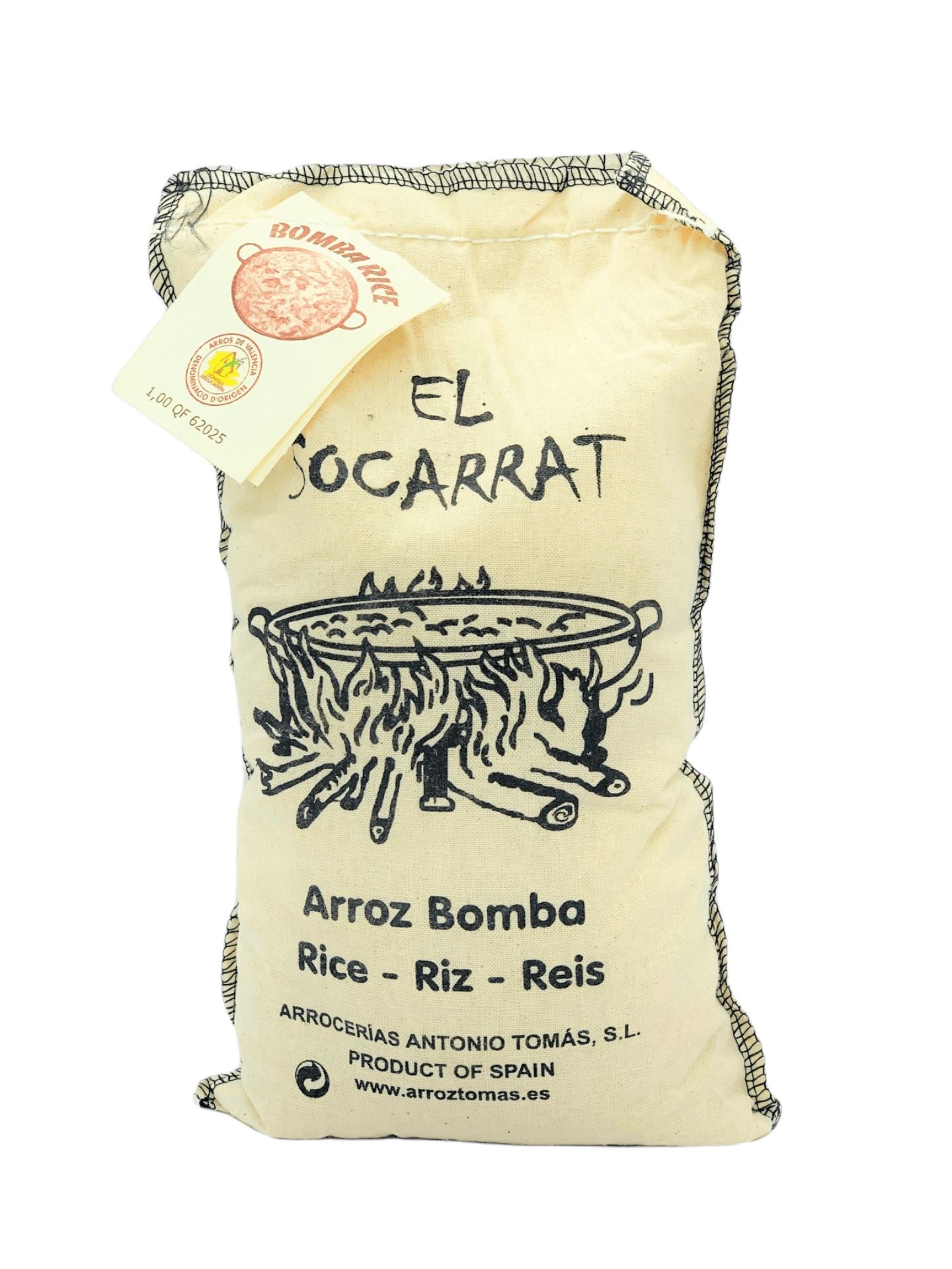 El Socarrat Bomba Rice 1kg Rice Antonio Tomas 