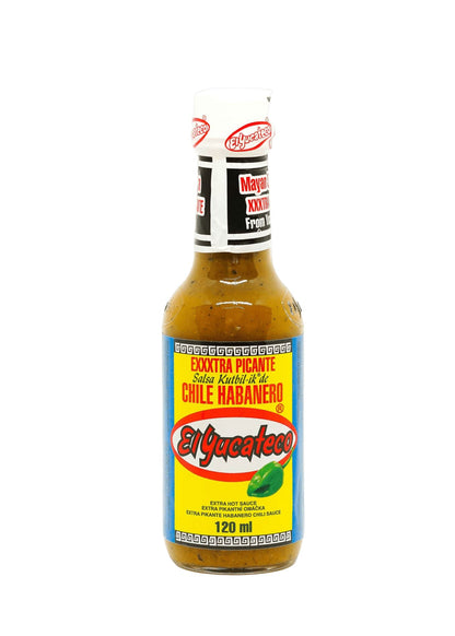 El Yucateco Habanero XXXtra Hot Sauce 120ml Sauces El Yucateco 