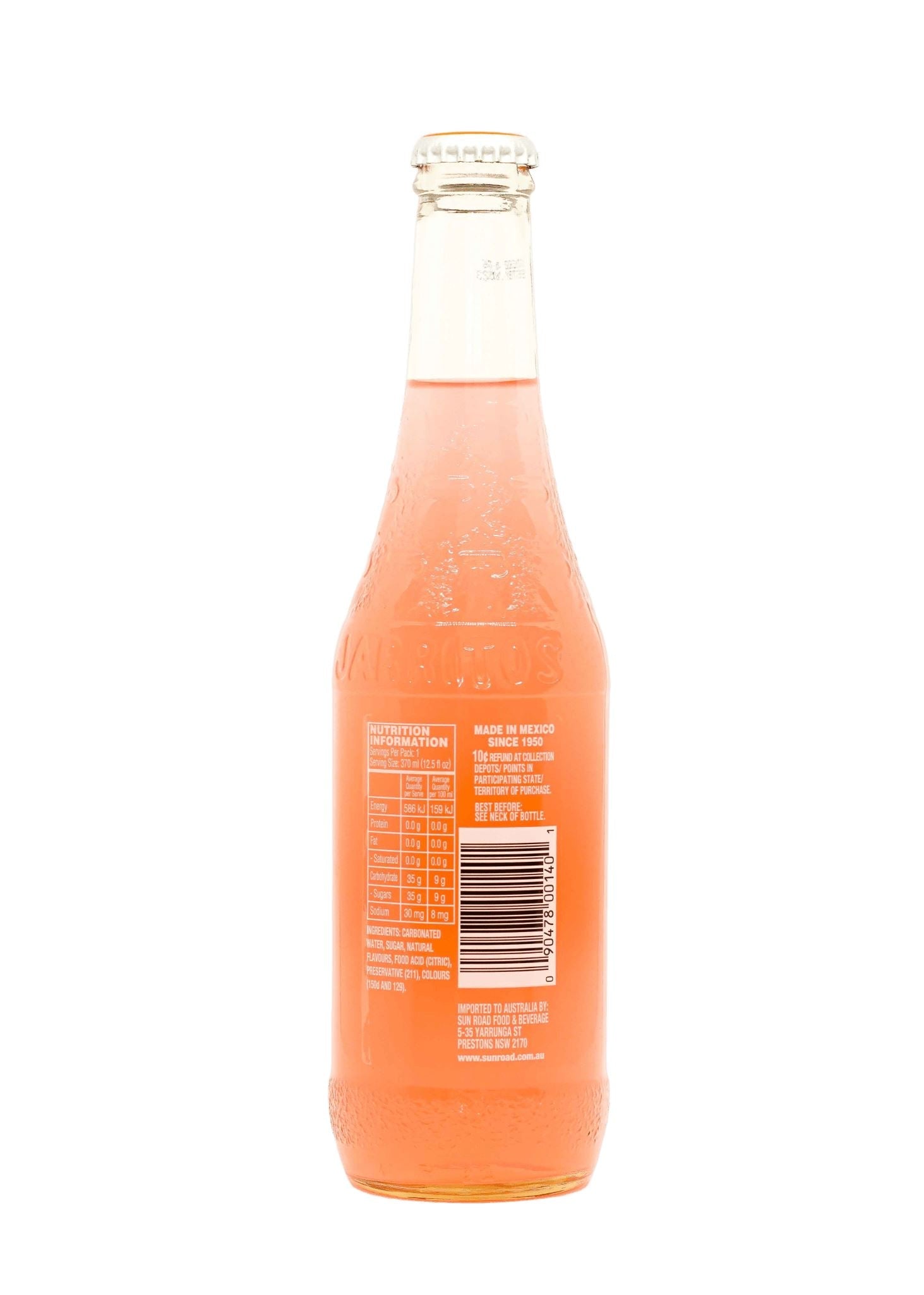 Jarritos Guava Soda 370ml Beverages Jarritos 