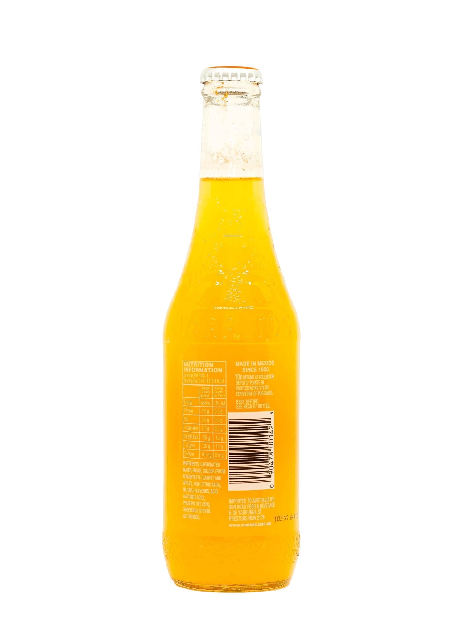 Jarritos Mango Soda 370ml Beverages Jarritos 