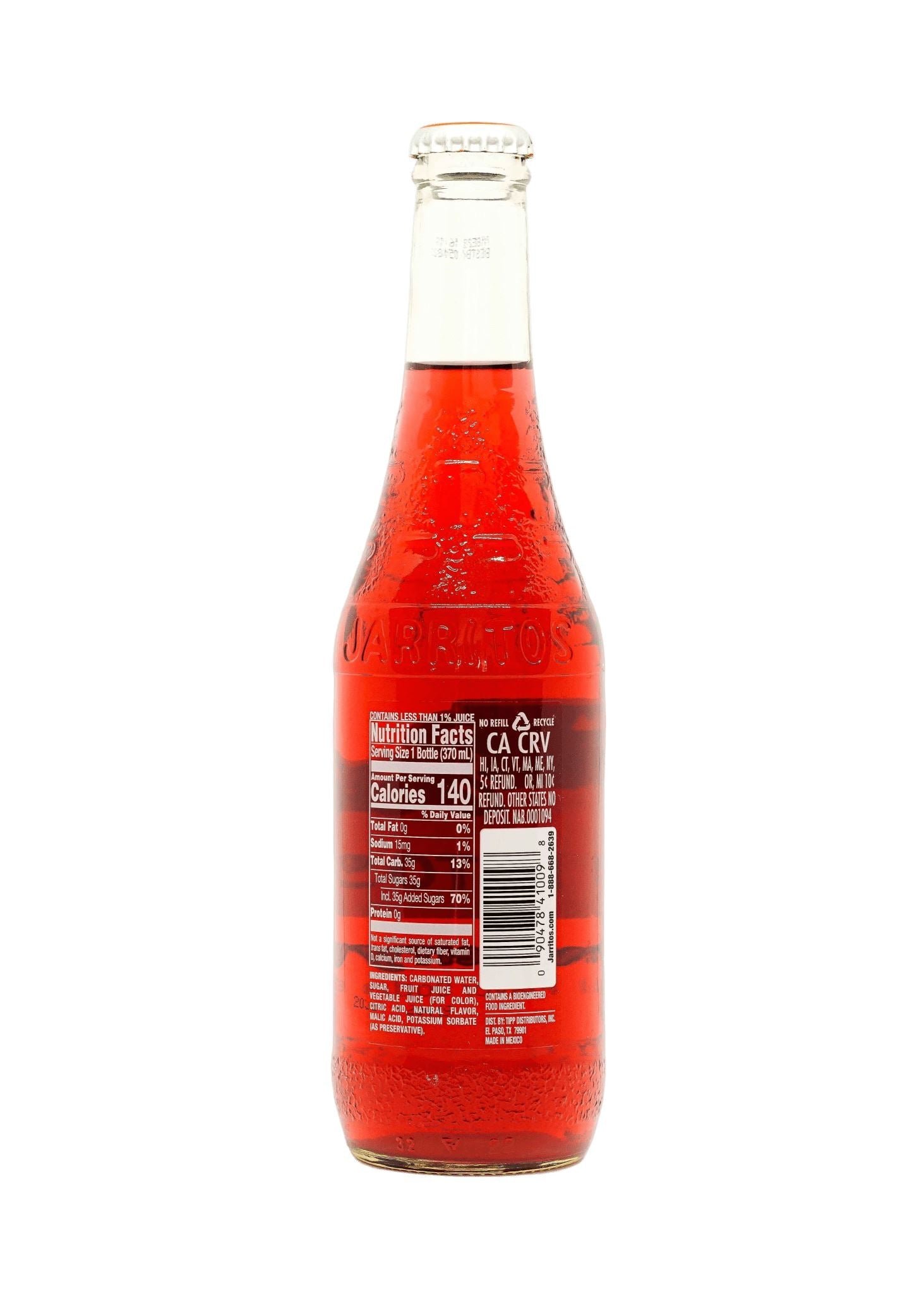 Jarritos Strawberry Soda 370ml Beverages Jarritos 