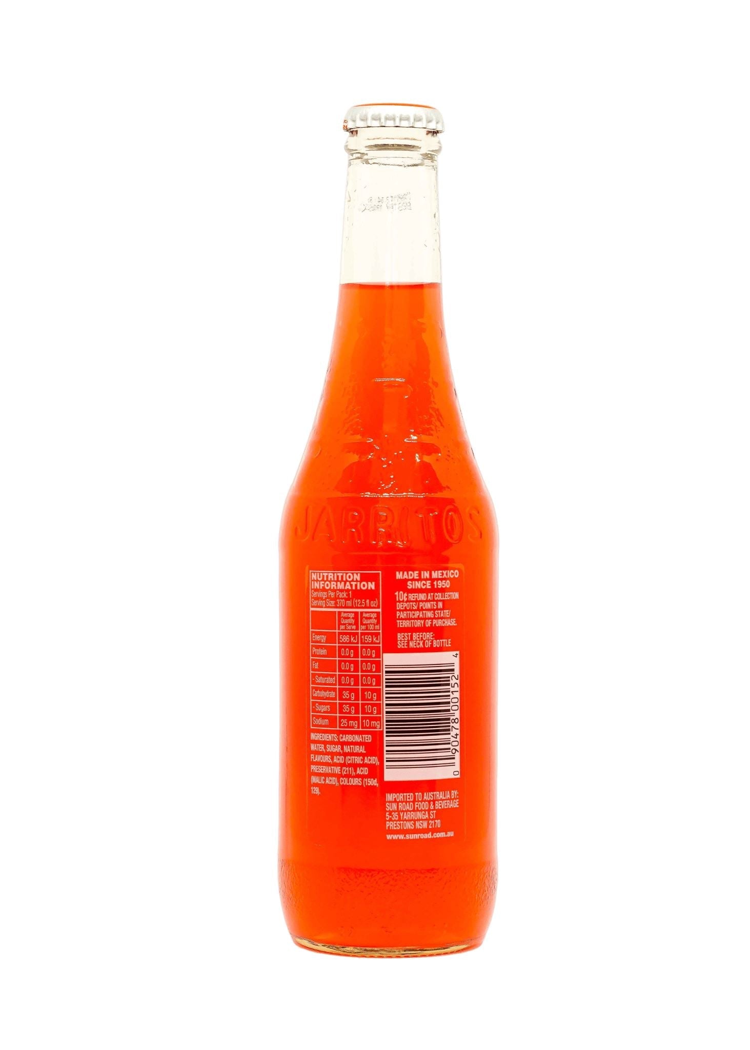 Jarritos Watermelon Soda 370ml Beverages Jarritos 