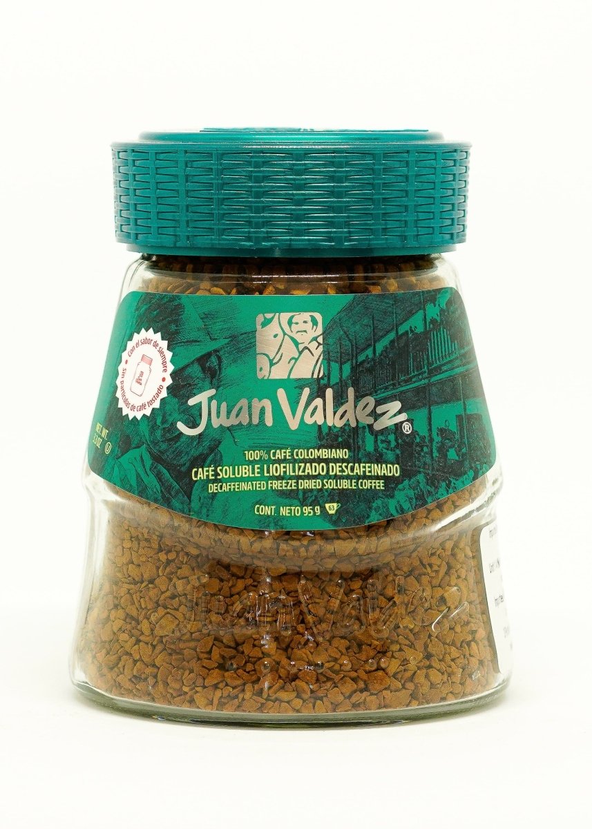 Juan Valdez FreezeDried Instant Decaf Coffee 95g Hispanic Pantry