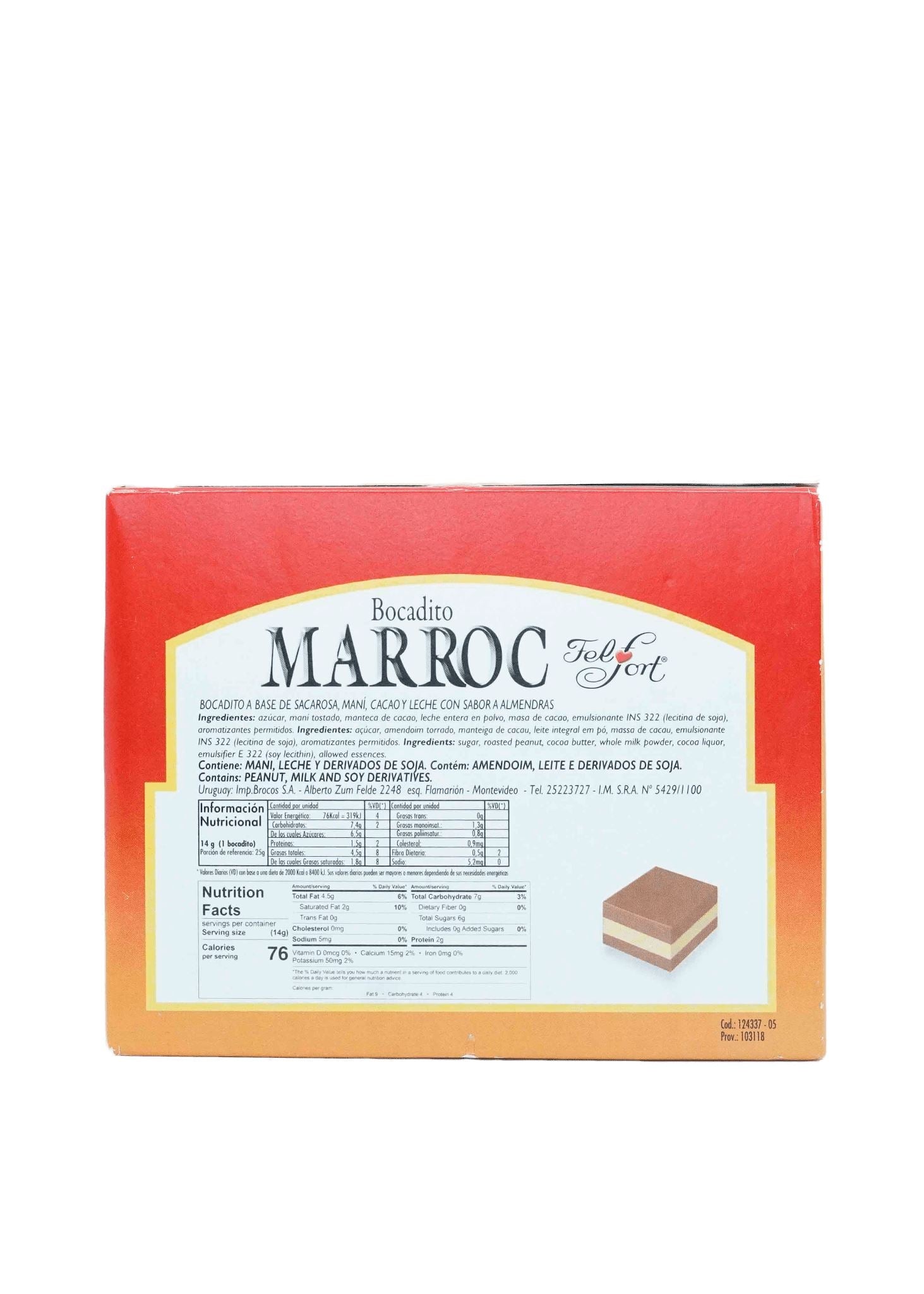 Marroc - Praline Bonbon 14g Miscellaneous Felfort 