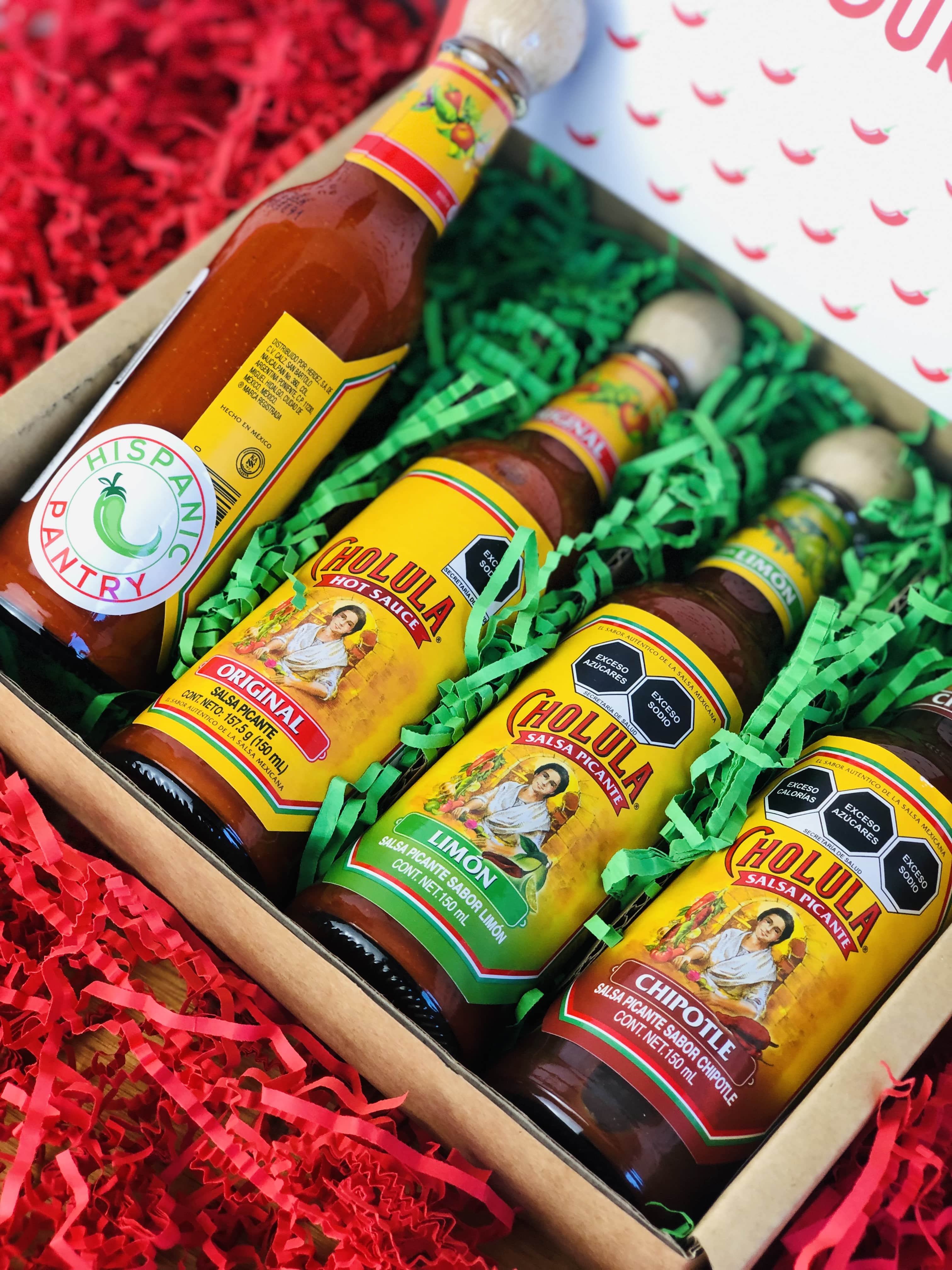 Mexican Hot Sauces Gift Packs - Cholula Hampers Hispanic Pantry 