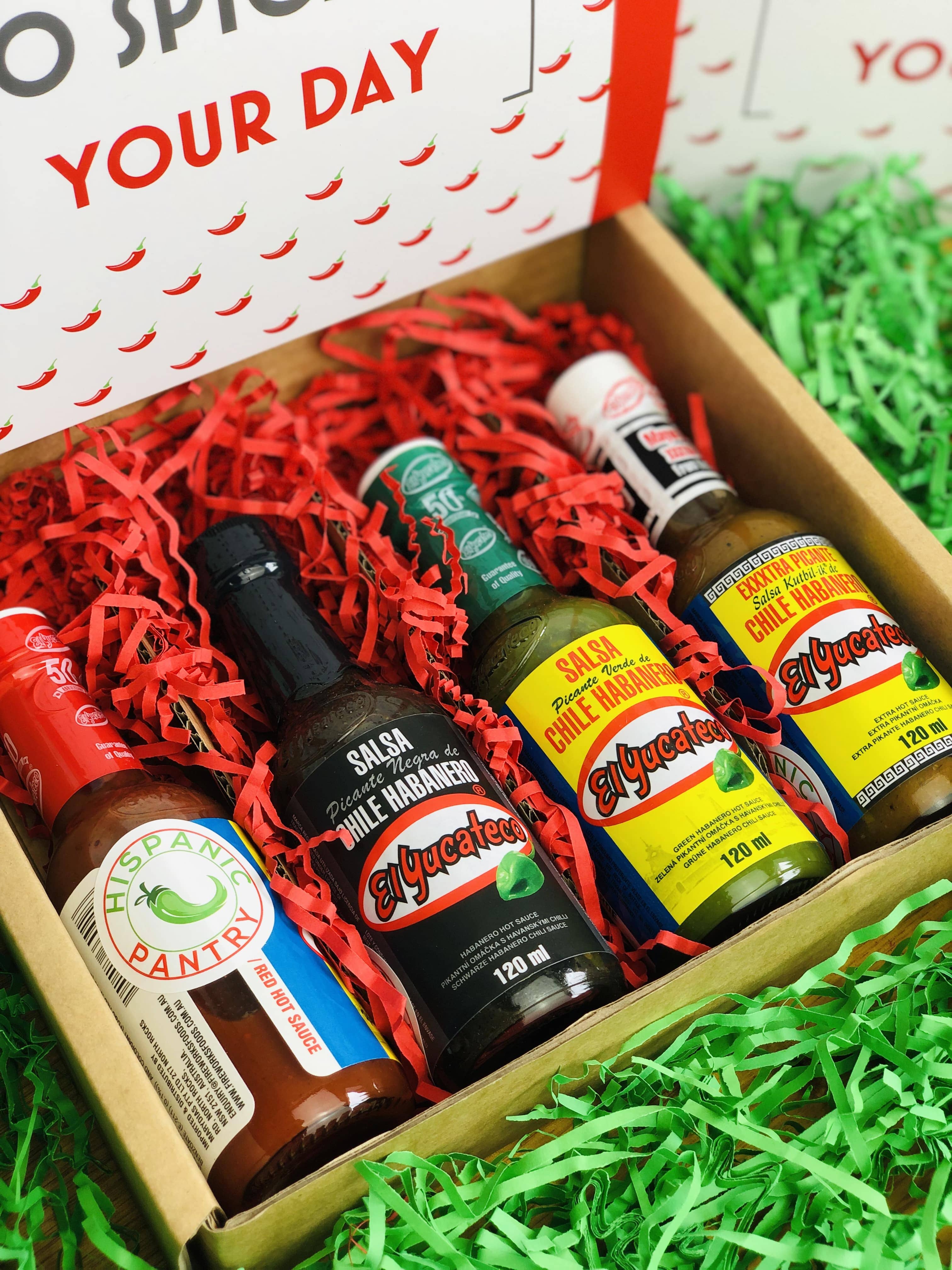 Mexican Hot Sauces Gift Packs - El Yucateco Hampers Hispanic Pantry 