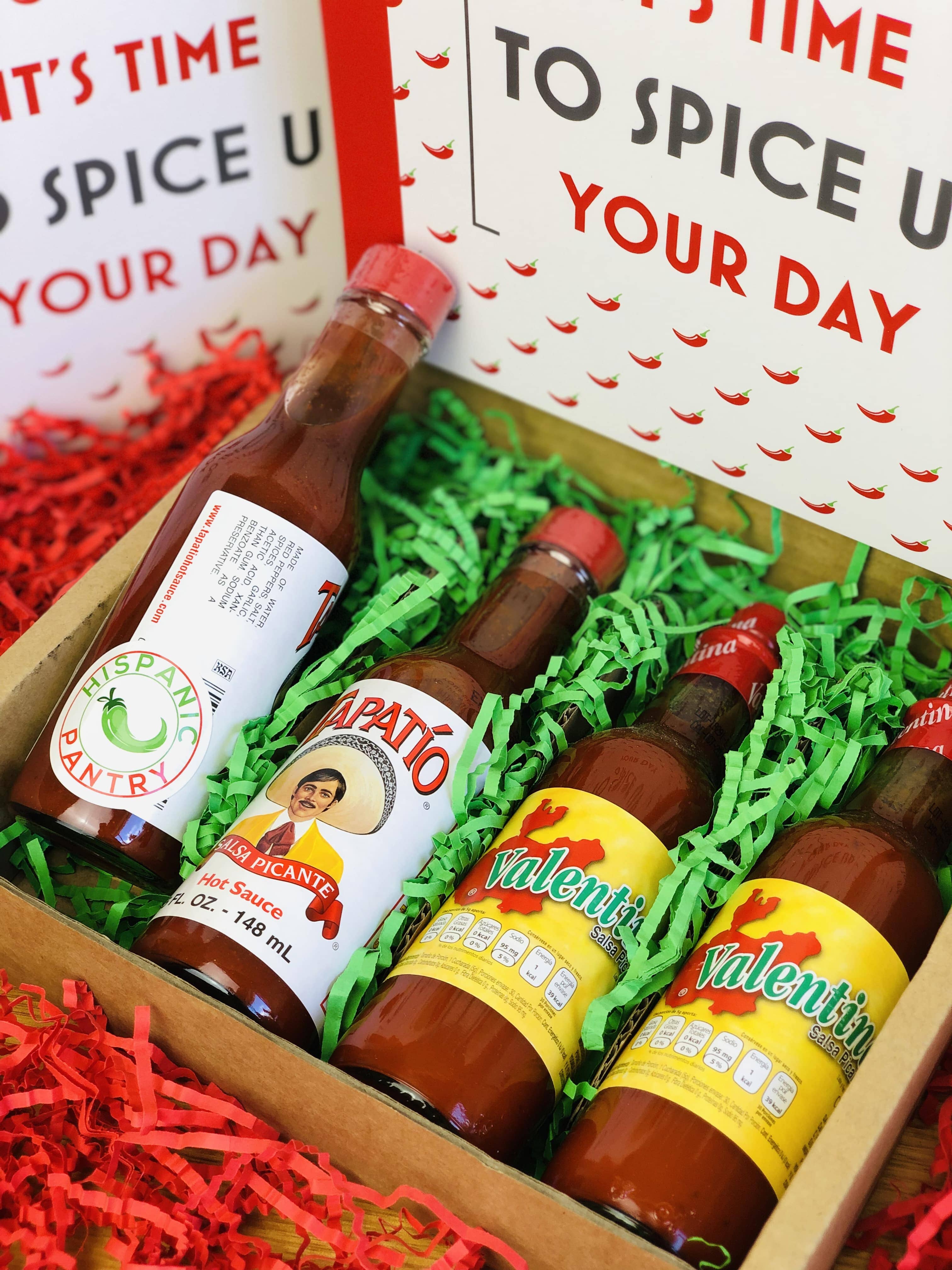 Mexican Hot Sauces Gift Packs - Valentina &amp; Tapatio Hampers Hispanic Pantry 