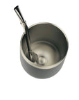 SSteel Mate Gourd and Straws Set - Negro (Mate and bombillas) Mates Hispanic Pantry 