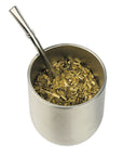 SSteel Mate Gourd and Straws Set - Silver (Mate and bombillas) Mates Hispanic Pantry 