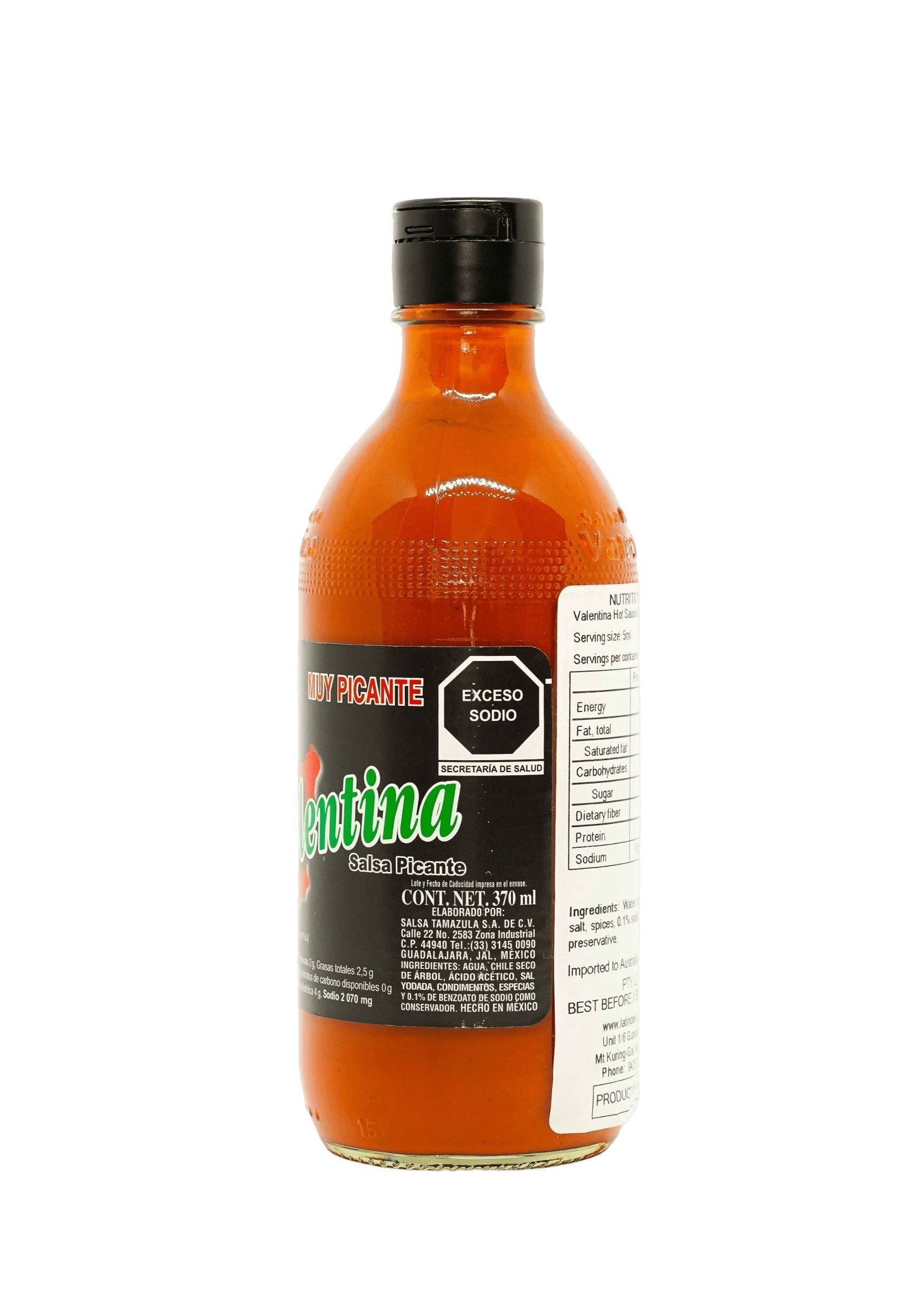 Valentina Hot Sauce - Black Label 370ml / 1L Sauces Tamazula Group 