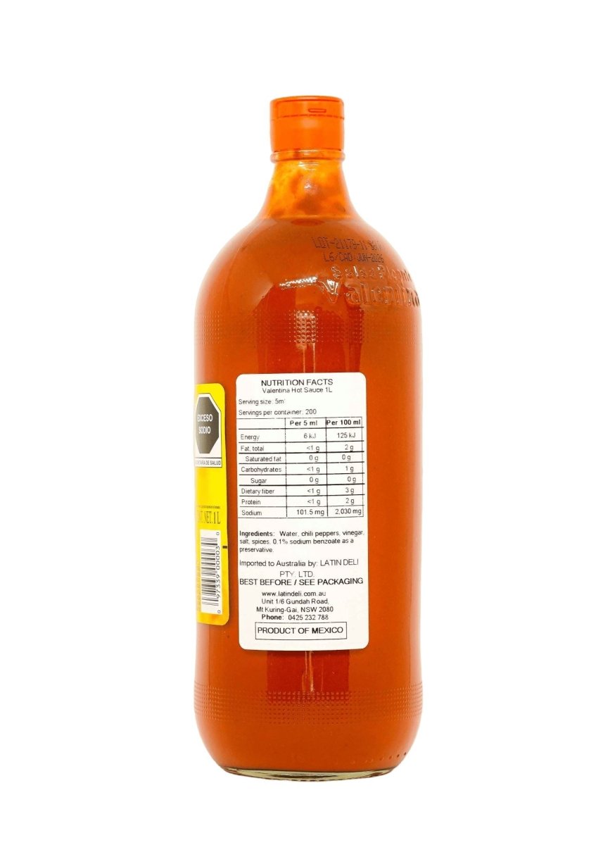 Valentina Hot Sauce Yellow Label 150ml / 370ml / 1L Hispanic Pantry