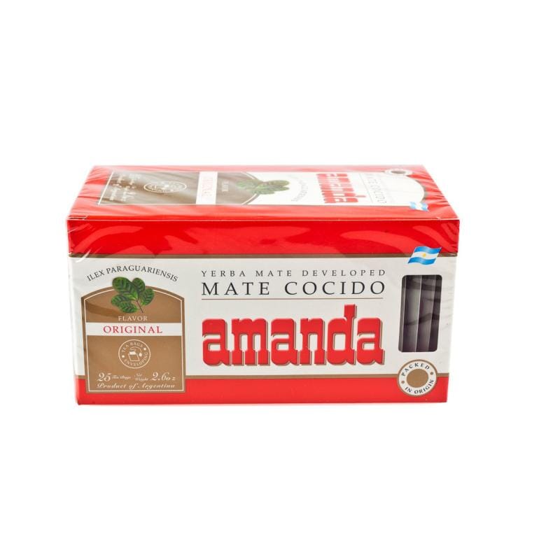 Yerba Mate Amanda Tea Bags x25 (Mate Cocido) 75g Yerba Mate La Cachuera 