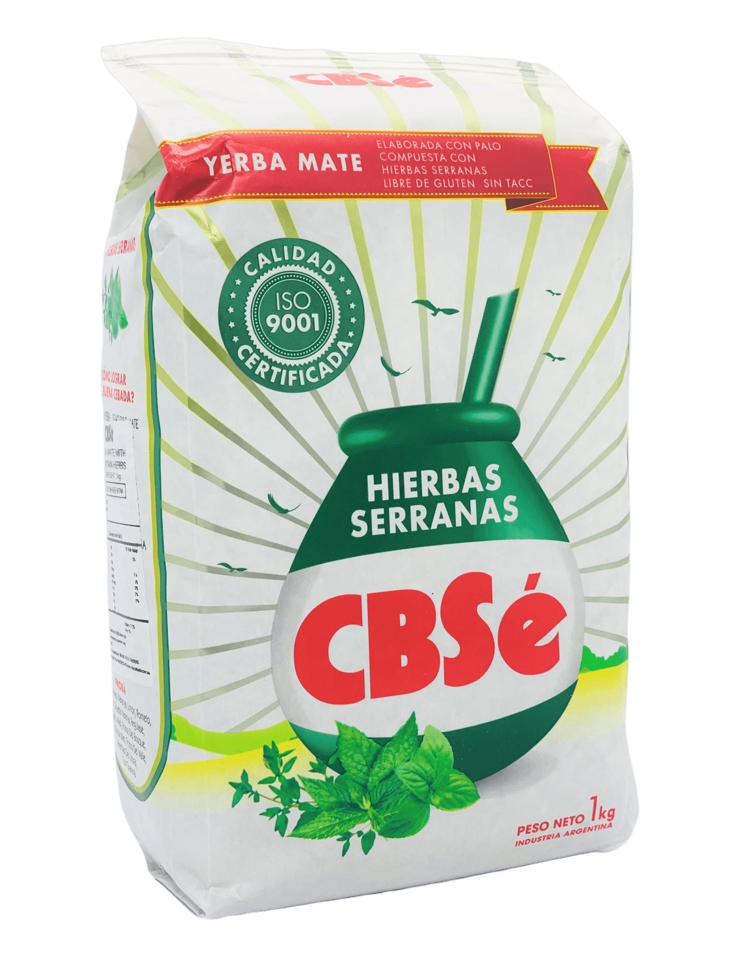 Yerba Mate CBSé Mountain Herbs (Hierbas Serranas) 1kg Yerba Mate CBSe 