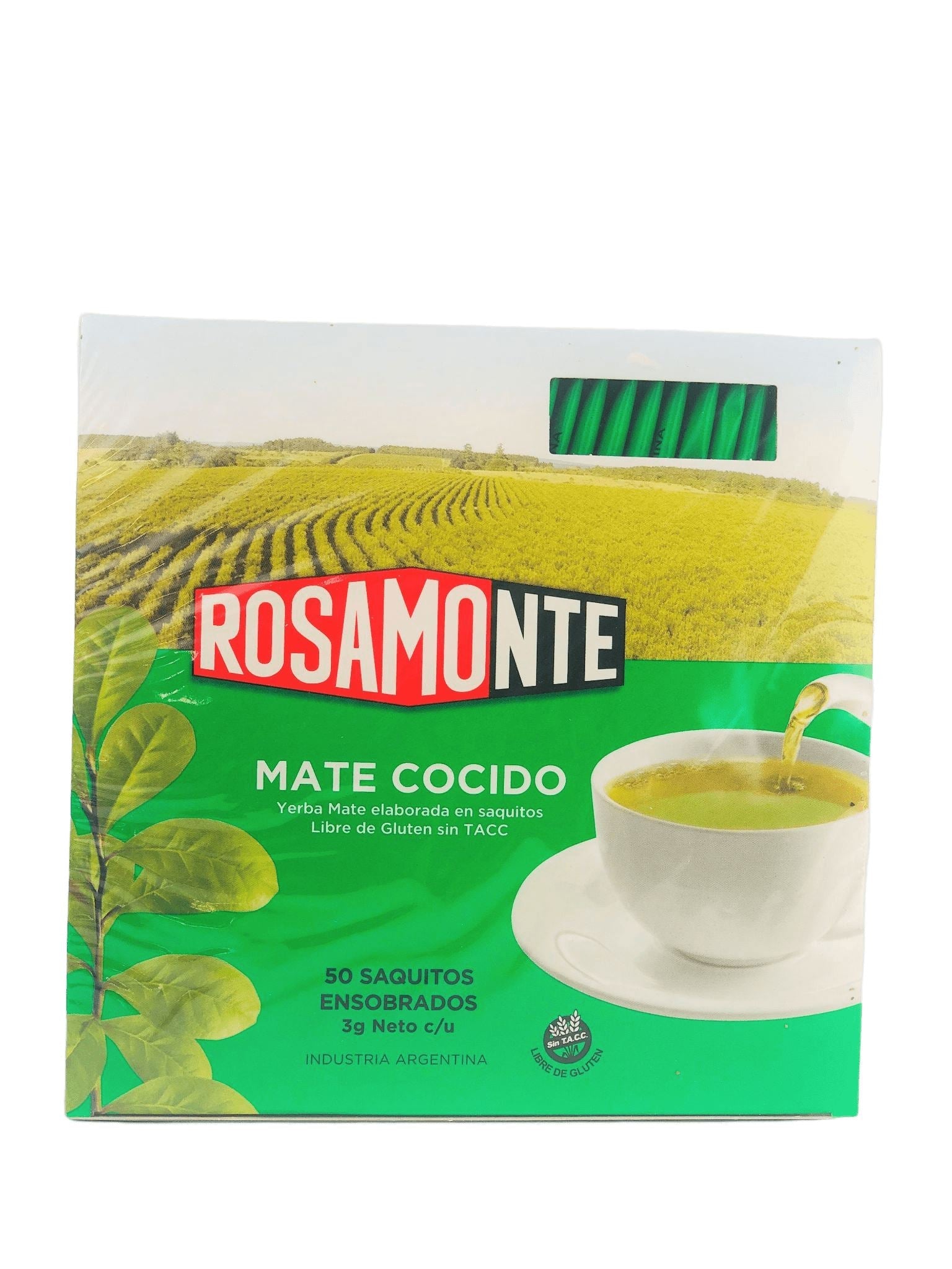 Yerba Mate Rosamonte Tea Bags x50 (Mate Cocido) 150g Yerba Mate Rosamonte 