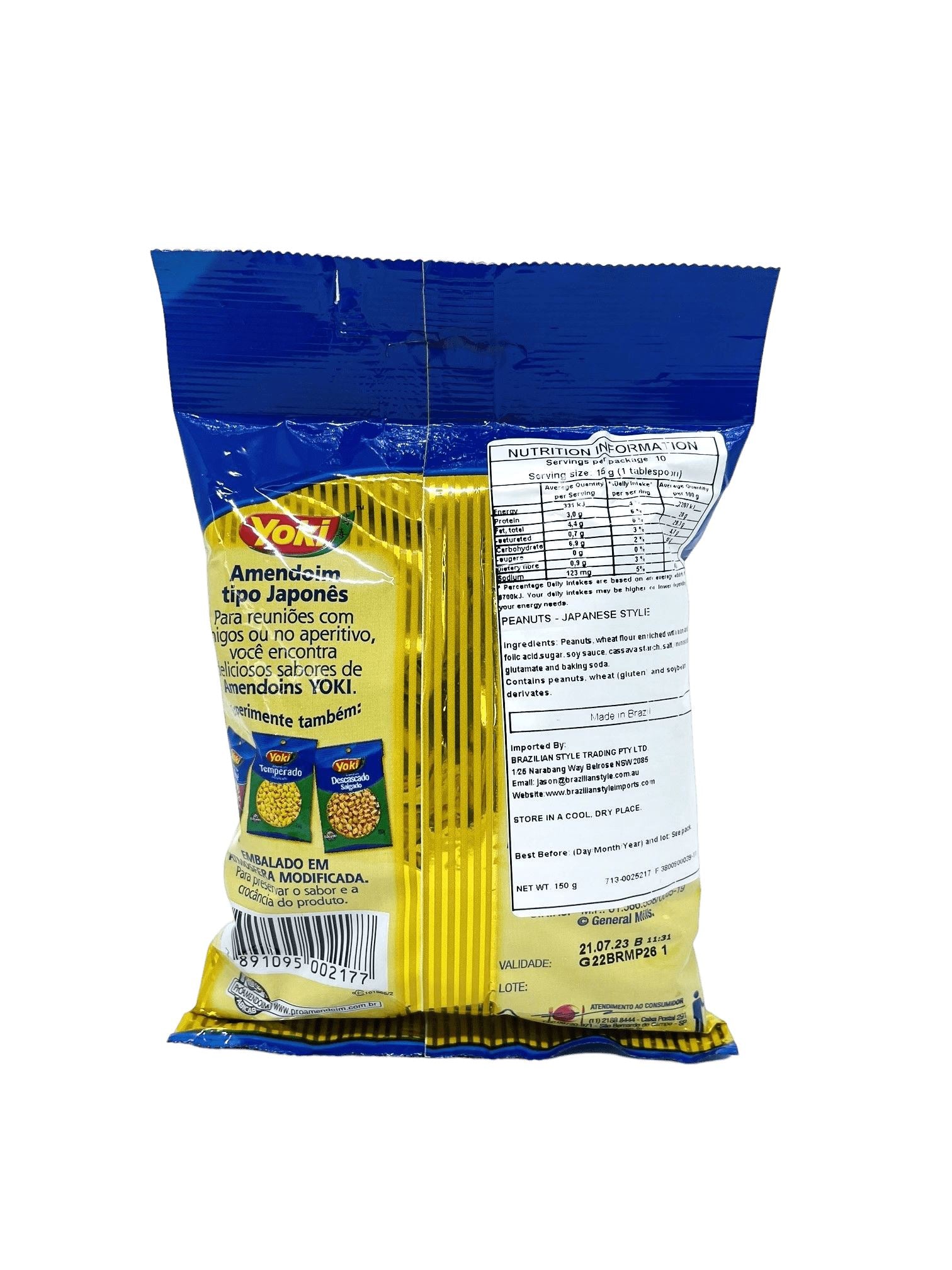 Yoki Japanese Peanuts (Amendoim/Mani tipo Japones) 150g Miscellaneous Yoki 
